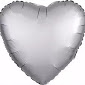 Sugargirlee - Silver Kiss Candy Heart Balloon