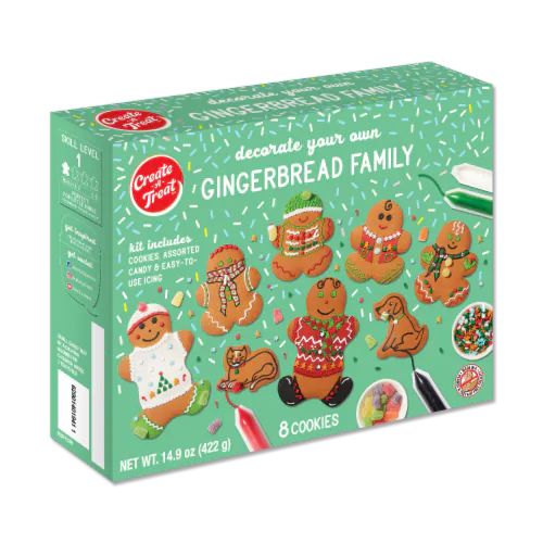 GINGERBREAD FAMILY COOKIE KIT