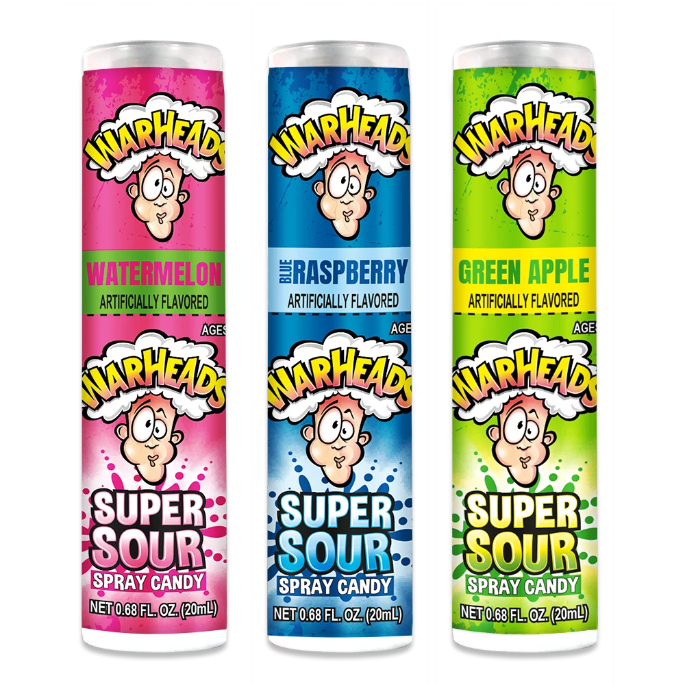 WARHEADS SOUR SPRAY CANDY