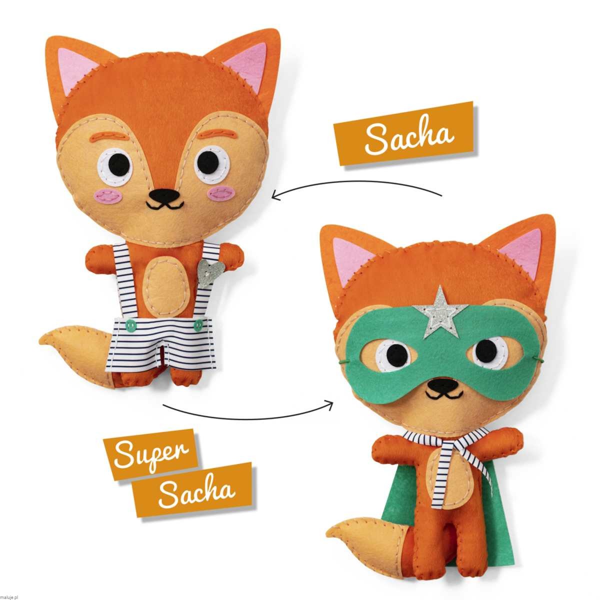 Maxi Couz'IN Sewing Kit - Sacha the Fox