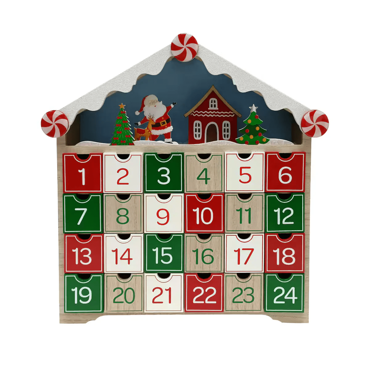 16" Festive House Advent Calendar - Sweet Thrills