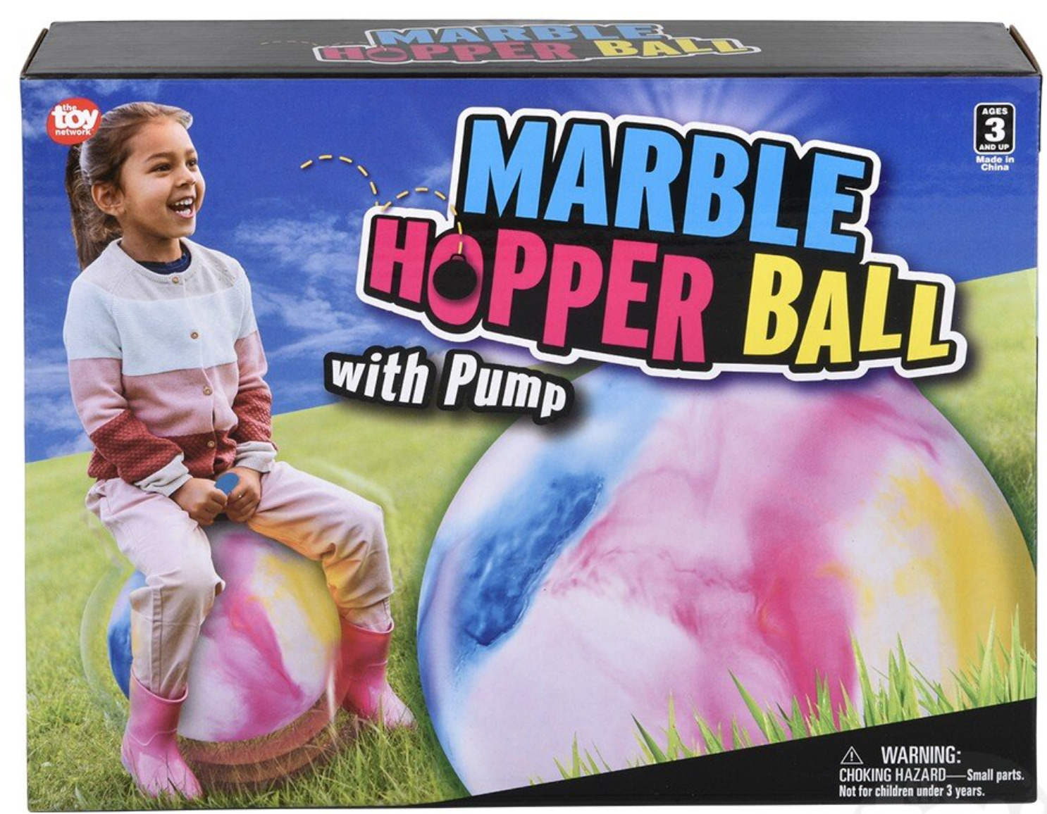 18" Multi Marble Hopper Ball - Sweet Thrills