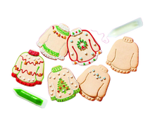 X-MAS UGLY SWEATER COOKIE DECORATING KIT (8 COOKIES)