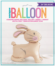 BUNNY 24" AIR-FILLED STANDING FOIL BALLOON
