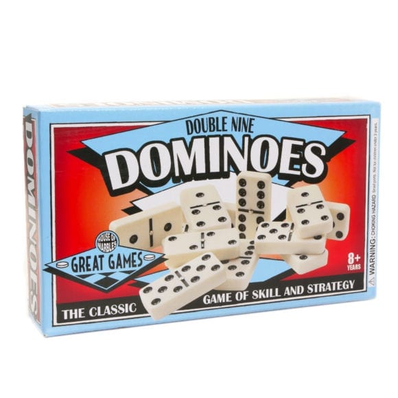 DOUBLE NINE DOMINOES