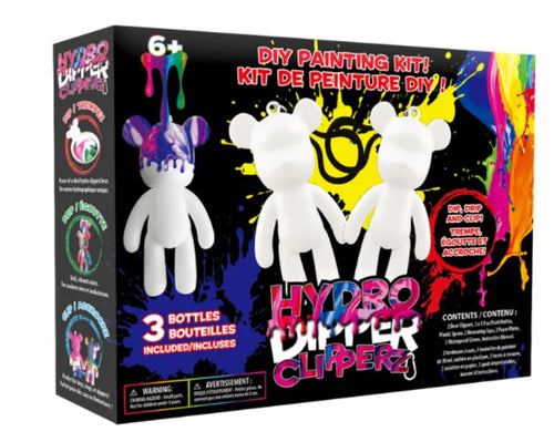 DIY PAINTING KIT HYDRO DIPPER BEAR CLIPPERZ 3 BOTTLES