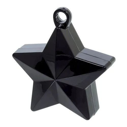 STAR BALLOON WEIGHT BLACK