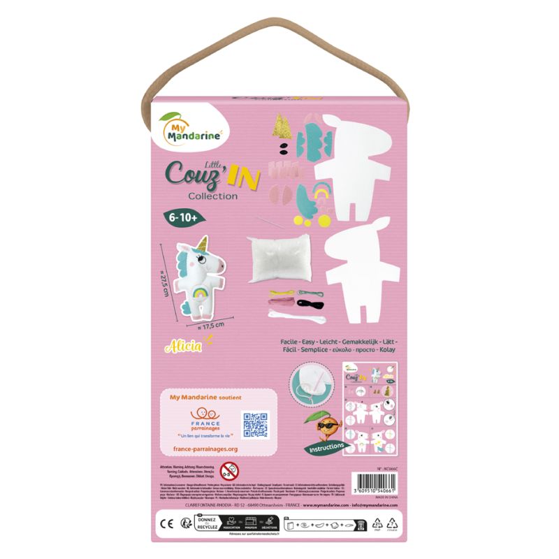 Little Couz'IN Sewing Kit - Alicia the Unicorn