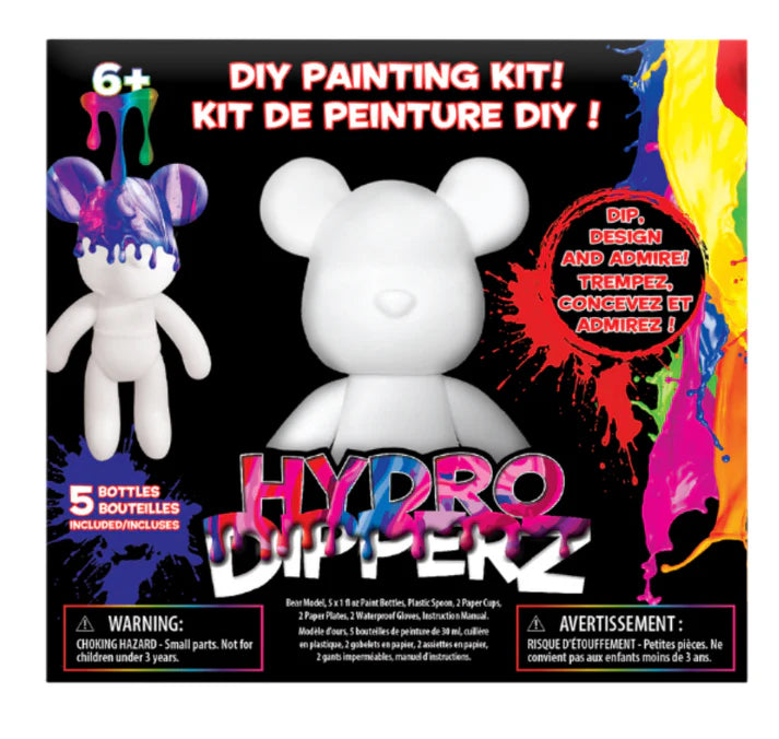 DIY PAINTING KIT HYDRO DIPPERZ BEAR 5 BOTTLES