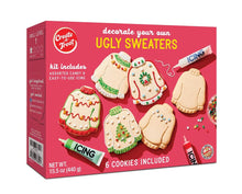 X-MAS UGLY SWEATER COOKIE DECORATING KIT (8 COOKIES)