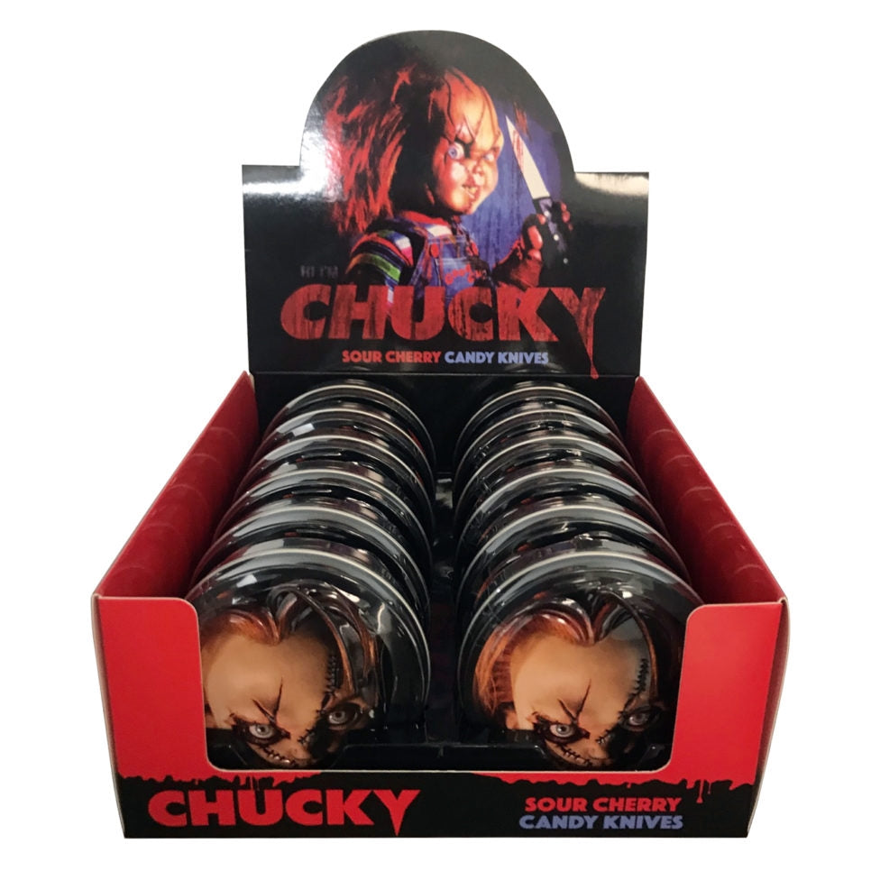 CHUCKY WANNA PLAY CANDY TIN