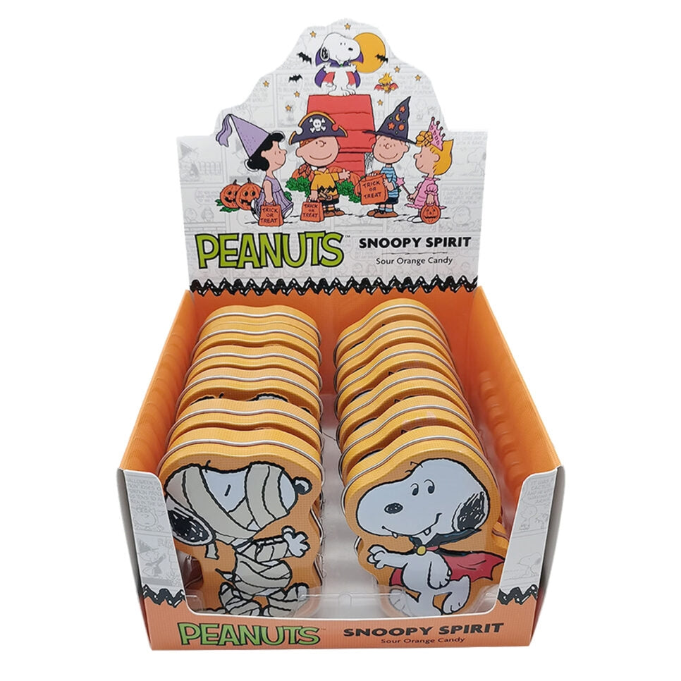 SNOOPY SPIRIT HALLOWEEN CANDY TIN