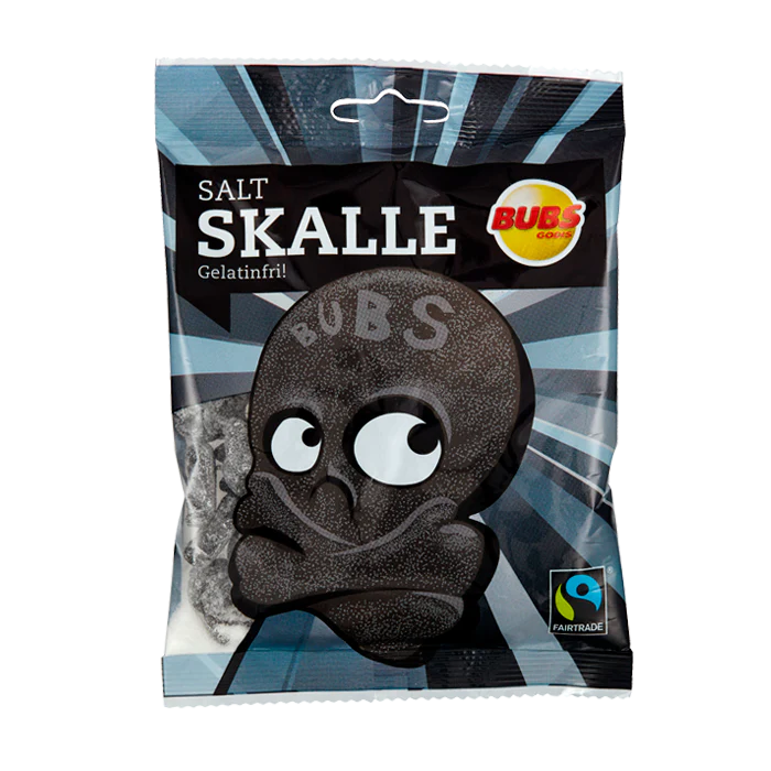 BUBS SALT BLACK LICORICE 90G