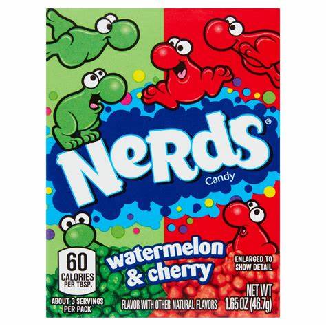 NERDS WATERMELON & CHERRY