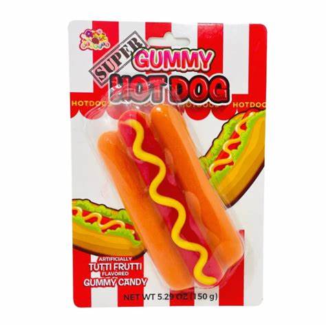 SUPER GUMMY HOT DOG