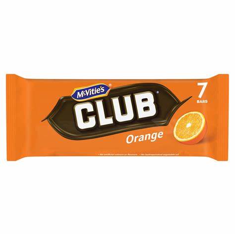 MCVITIE'S CLUB ORANGE