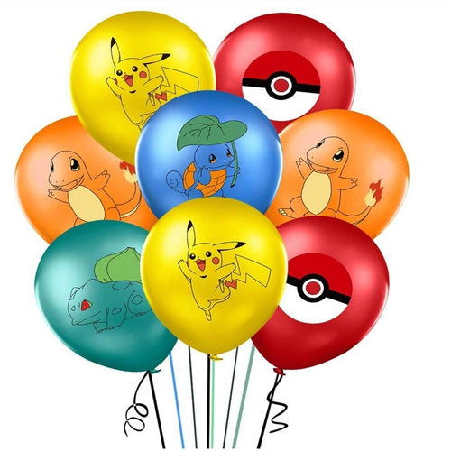 Latex Pokemon Balloons