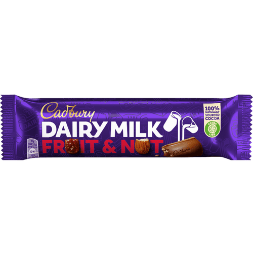 CADBURY DAIRY MILK: FRUIT AND NUT (45G)