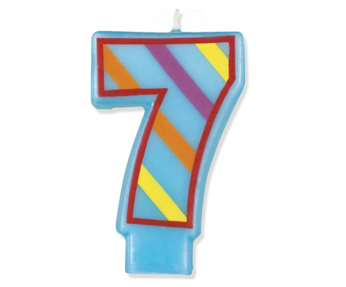 DECORATIVE BIRTHDAY CANDLE #7