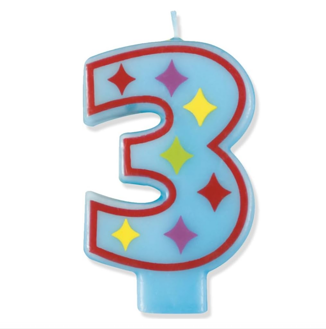 DECORATIVE BIRTHDAY CANDLE #3