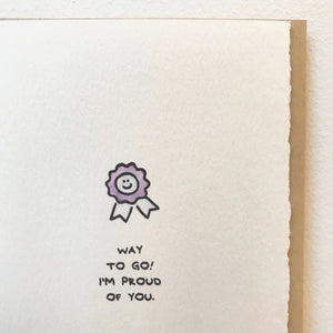 No Way! I'm Proud of You Mythical Matters Graduation Card