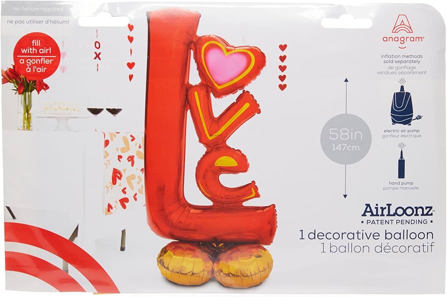 Air - Filled Love Foil 58" Balloon - Sweet Thrills