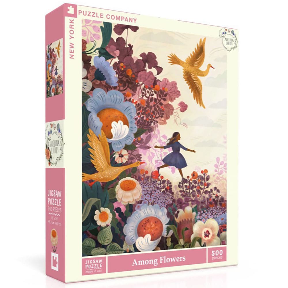 Among Flowers 500 Piece Puzzle - Sweet Thrills