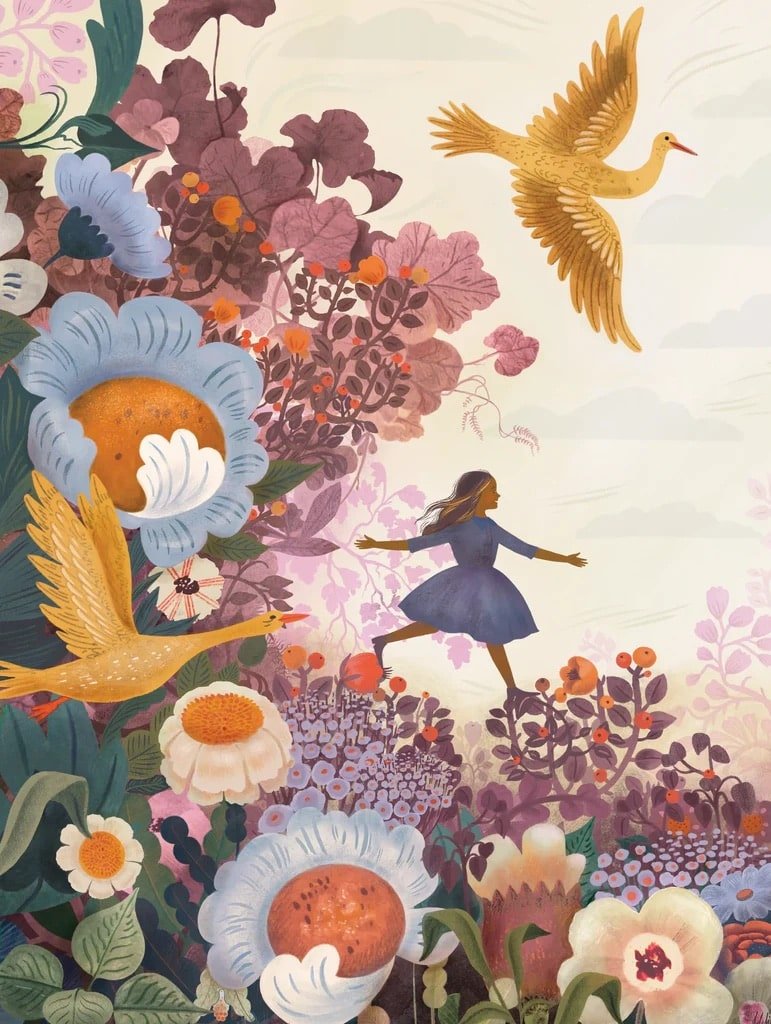 Among Flowers 500 Piece Puzzle - Sweet Thrills