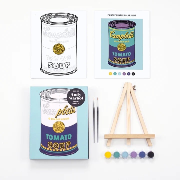 Andy Warhol Soup Can Paint By Number Kit - Sweet Thrills