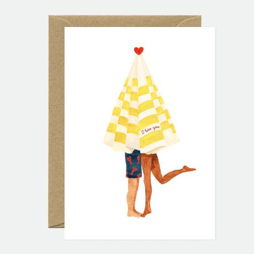 Beach Umbrella Love Card - Sweet Thrills