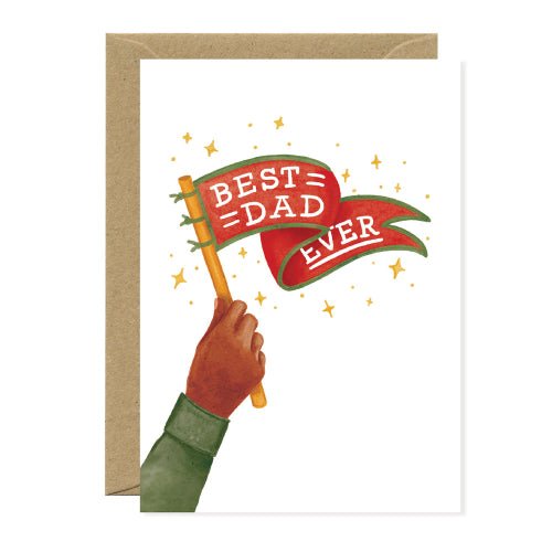 Best Dad Flag Card - Sweet Thrills