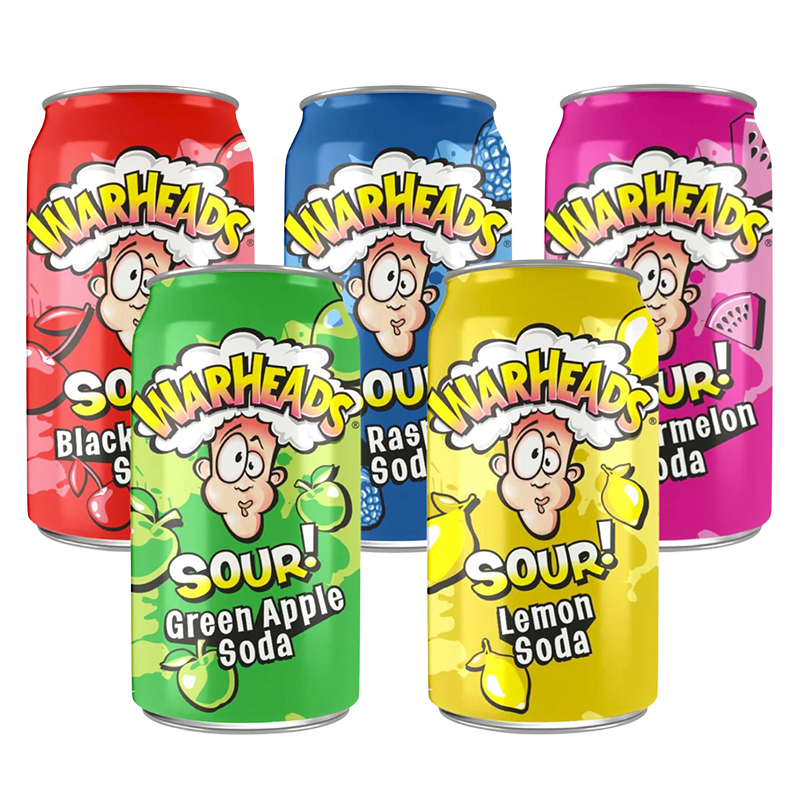 WARHEADS SOUR SODAS