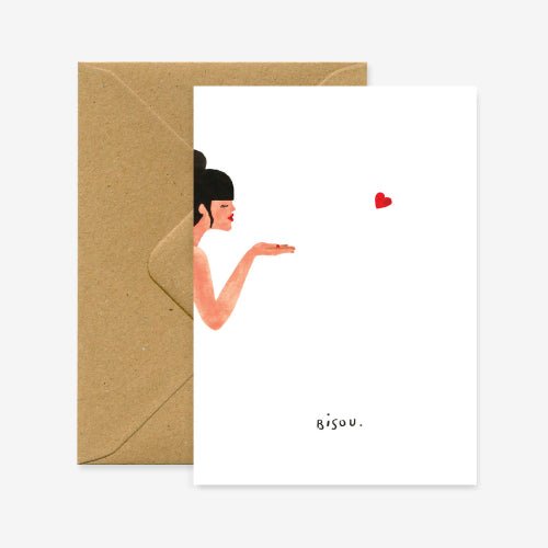 Bisous Greeting Card - Sweet Thrills