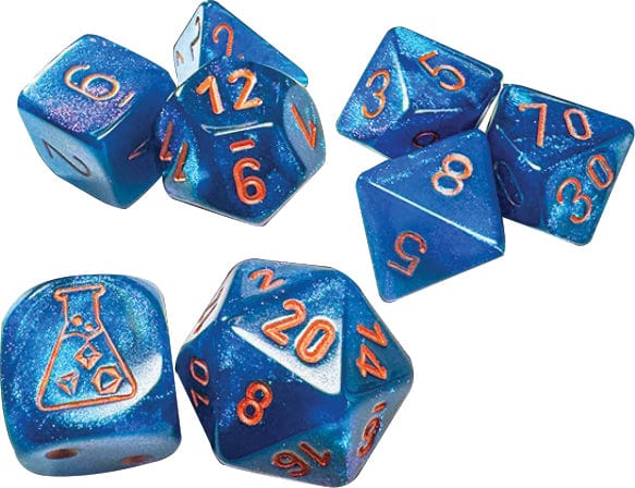 Borealis Lab Dice Set: Midnight/Copper - Sweet Thrills