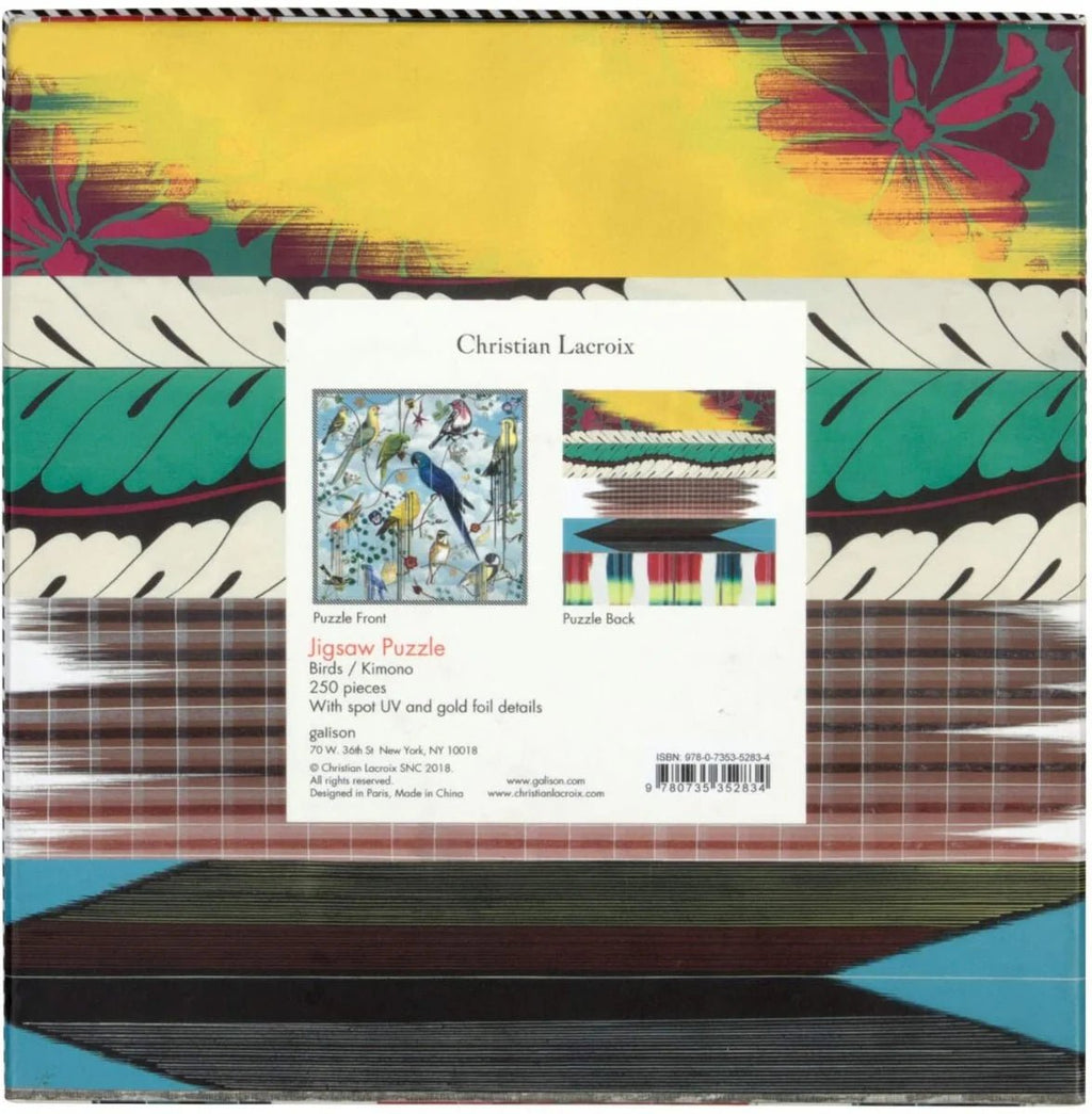 CHRISTIAN LACROIX - BIRD'S SINFONIA - 2 SIDED PUZZLE - Sweet Thrills