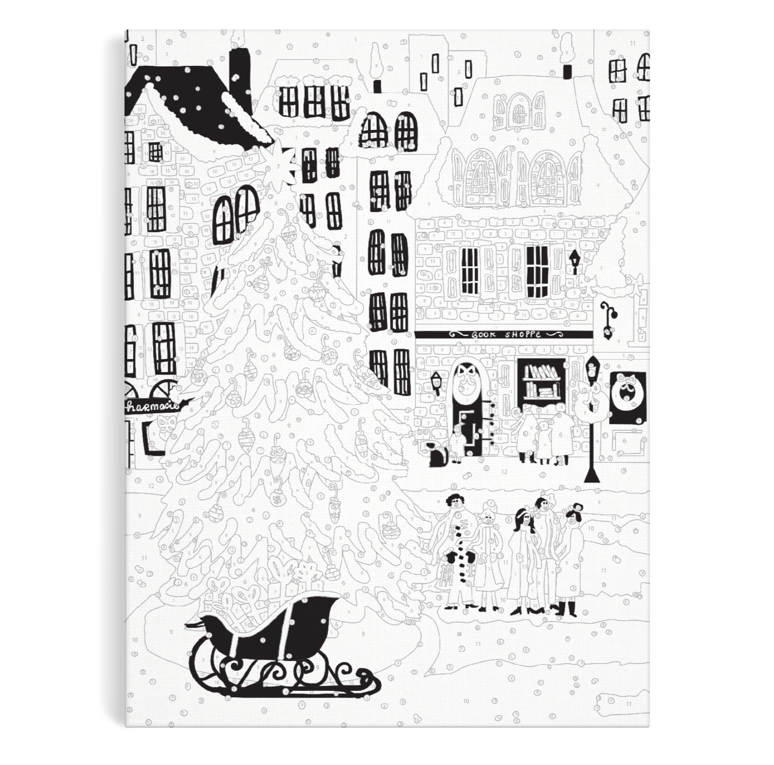 Christmas Square Paint by Number Kit - Sweet Thrills