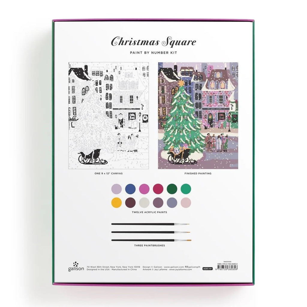 Christmas Square Paint by Number Kit - Sweet Thrills