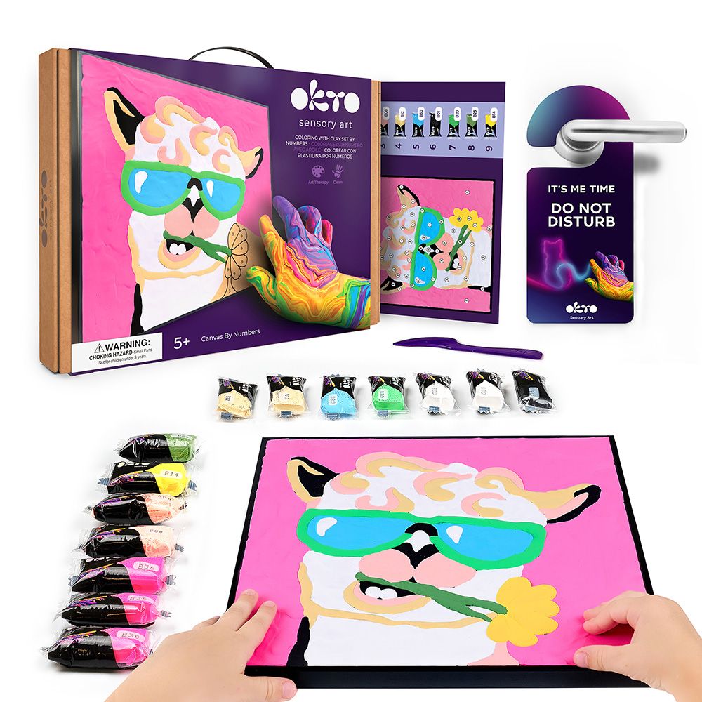 Clay by Numbers Kit: Llama - Sweet Thrills
