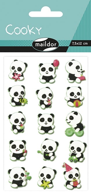 Cooky Stickers: Pandas - Sweet Thrills