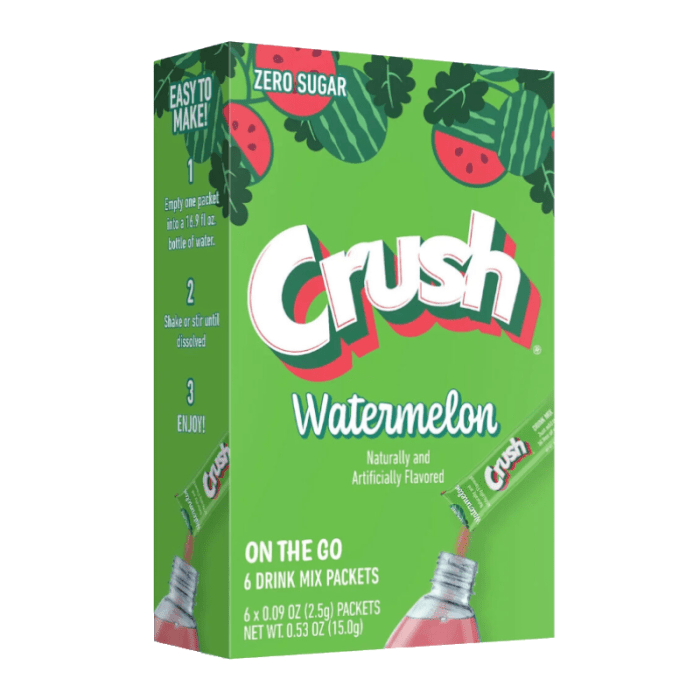 Crush Singles To Go! Watermelon - Sweet Thrills