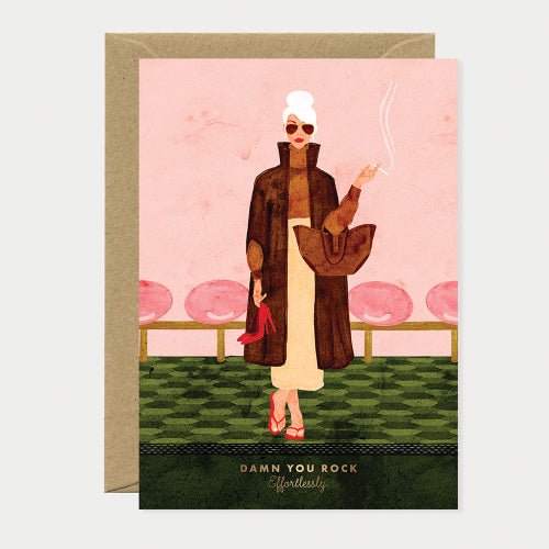 Damn You Rock Greeting Card - Sweet Thrills