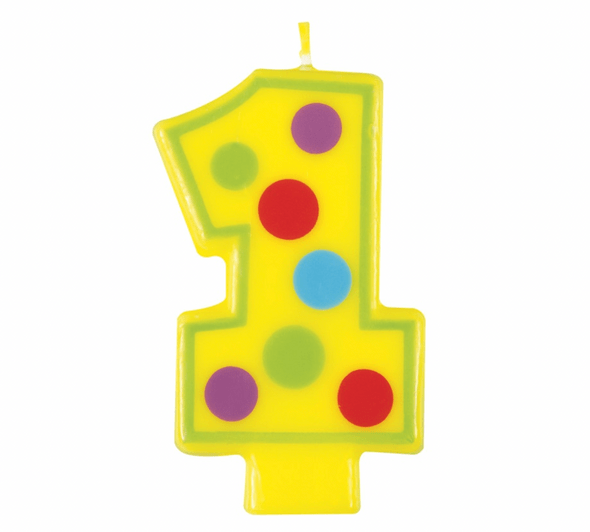 DECORATIVE BIRTHDAY CANDLE 1 - Sweet Thrills