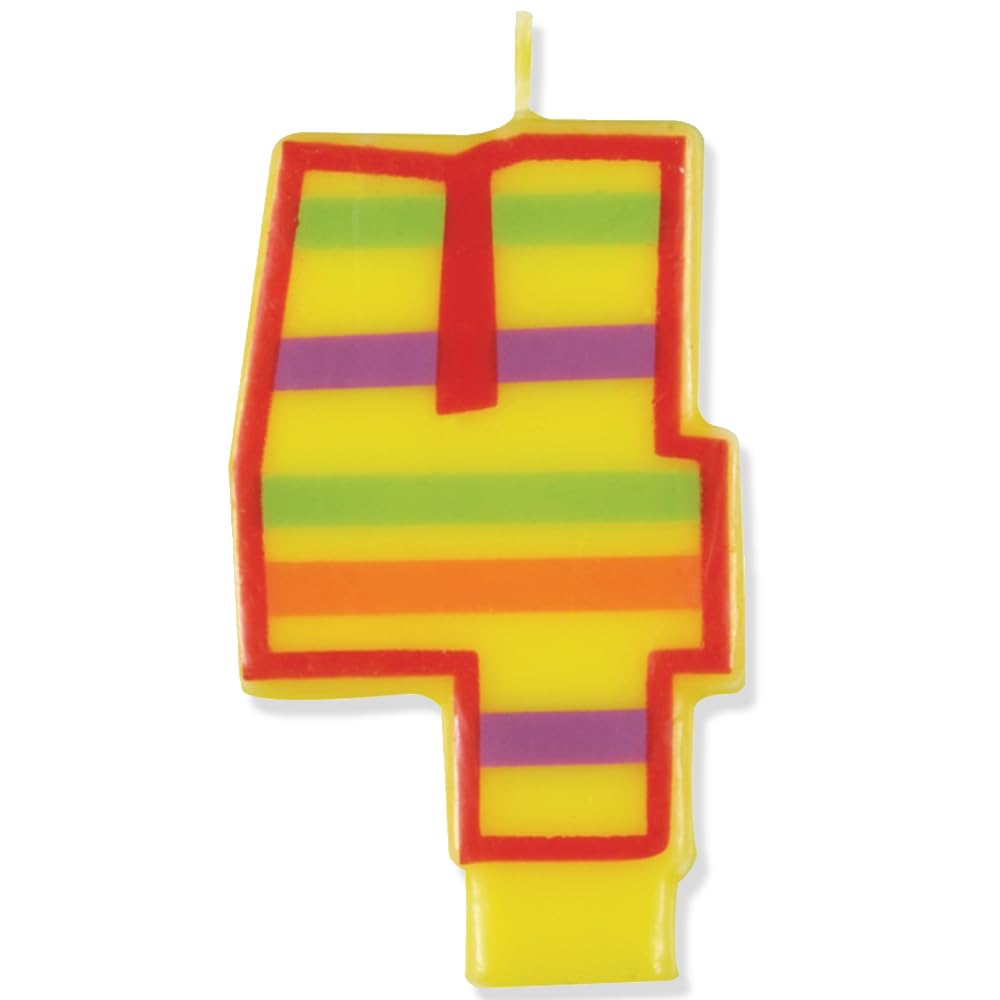 DECORATIVE BIRTHDAY CANDLE 4 - Sweet Thrills