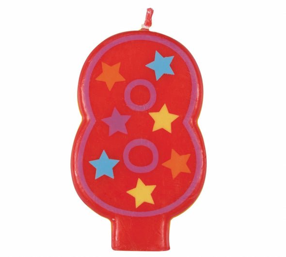 DECORATIVE BIRTHDAY CANDLE 8 - Sweet Thrills