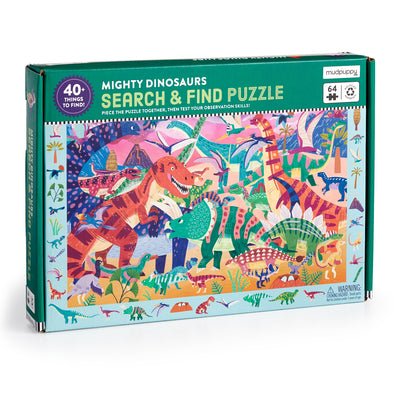Dinosaur Search & Find 64pc Puzzle - Sweet Thrills