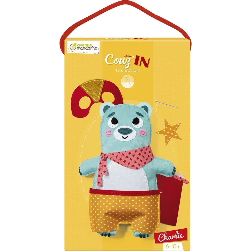 DIY Sewing Kit Charlie the Bear - Sweet Thrills