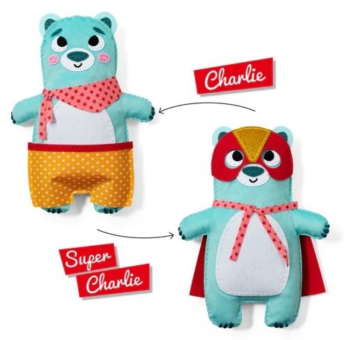 DIY Sewing Kit Charlie the Bear - Sweet Thrills