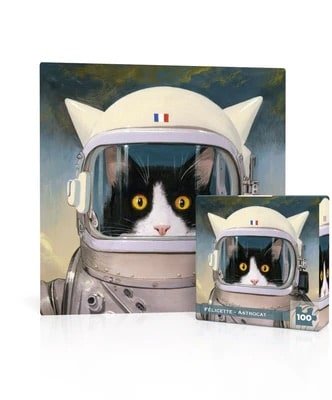 Félicette Astrocat 100 Piece Puzzle - Sweet Thrills
