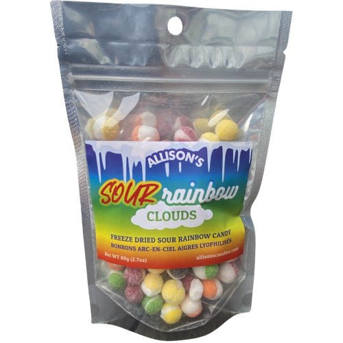 FREEZE DRIED SKITTLES SOUR RAINBOW CLOUDS - Sweet Thrills