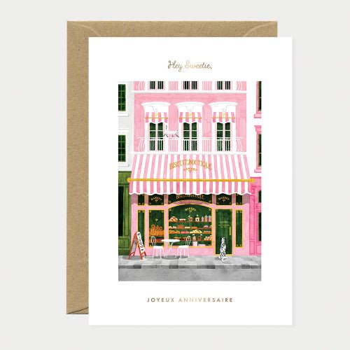 French Bakery Birthday Card - Sweet Thrills
